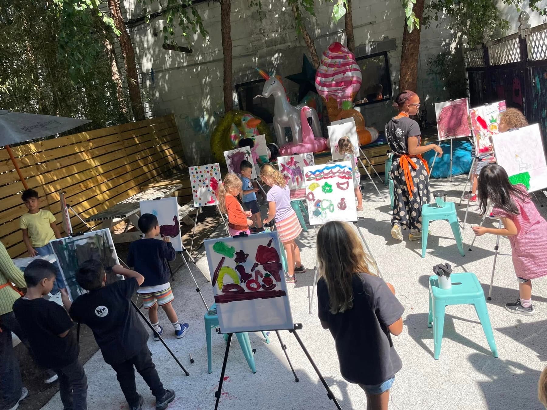 Campers at PLAYDAY